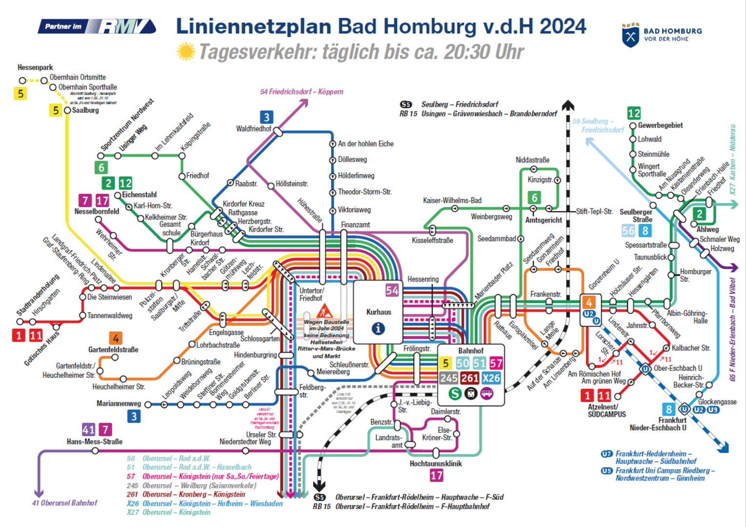 Busse und Fahrpläne | Bad Homburg v. d. Höhe